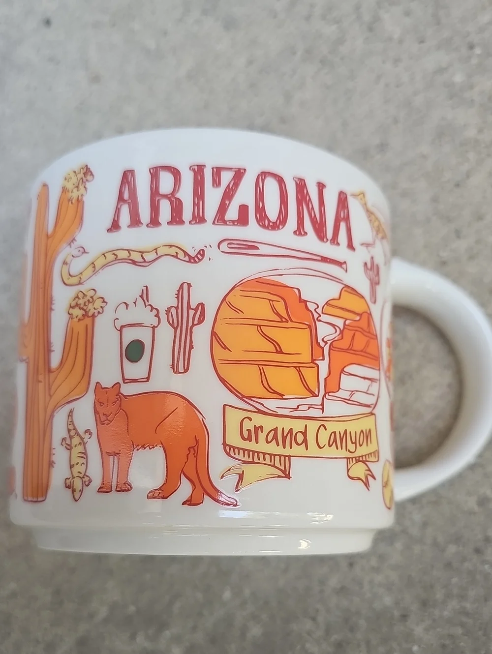 Starbucks Arizona Been There Series Coffee Mug 2019 State Collectible Cup 14 oz